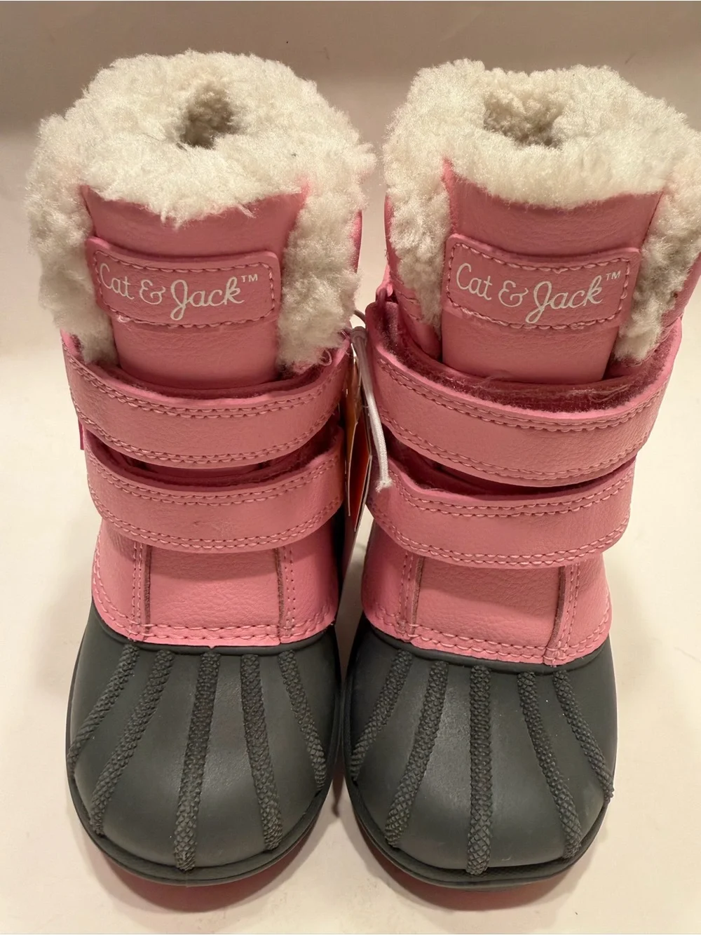 Cat & Jack Pink Winter Boots Waterproof, Size 8 Toddler Girl